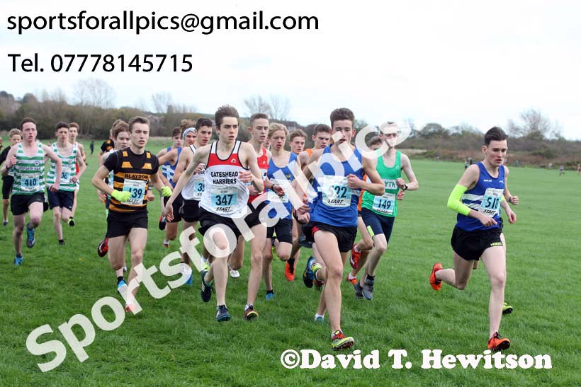 Mens under-17s, Sherman Cup and Davison Shield, Temple Park, South Shields. Photo:  David T. Hewitson/Sports for All Pics